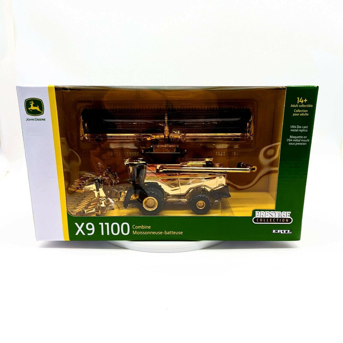 John Deere GOLD 1/64 X9 1100 Combine EXPO 2022 LP77351 prestige Chaser.