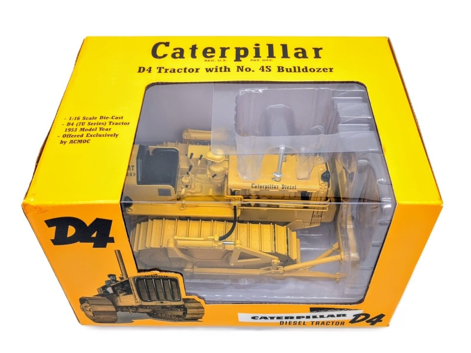 1/16 Caterpillar D4 Diesel Tractor - Farm Toy