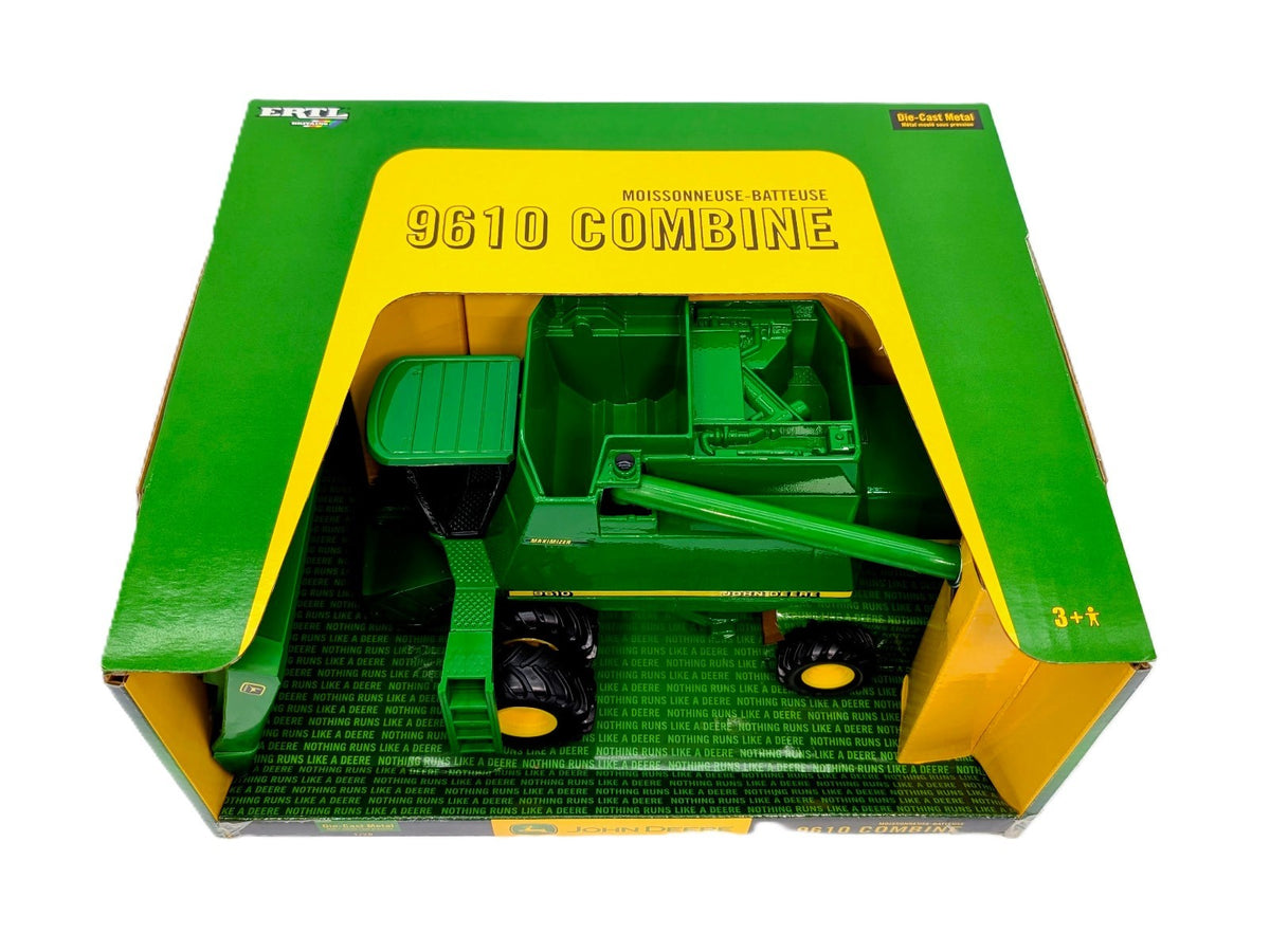 1/28 Farm Toy 9610 John Deere Combine With Duals.