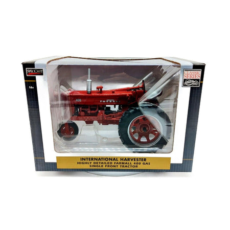 Speccast 1/16 Diecast International Harvester Farmall 400 Gas Single Front.