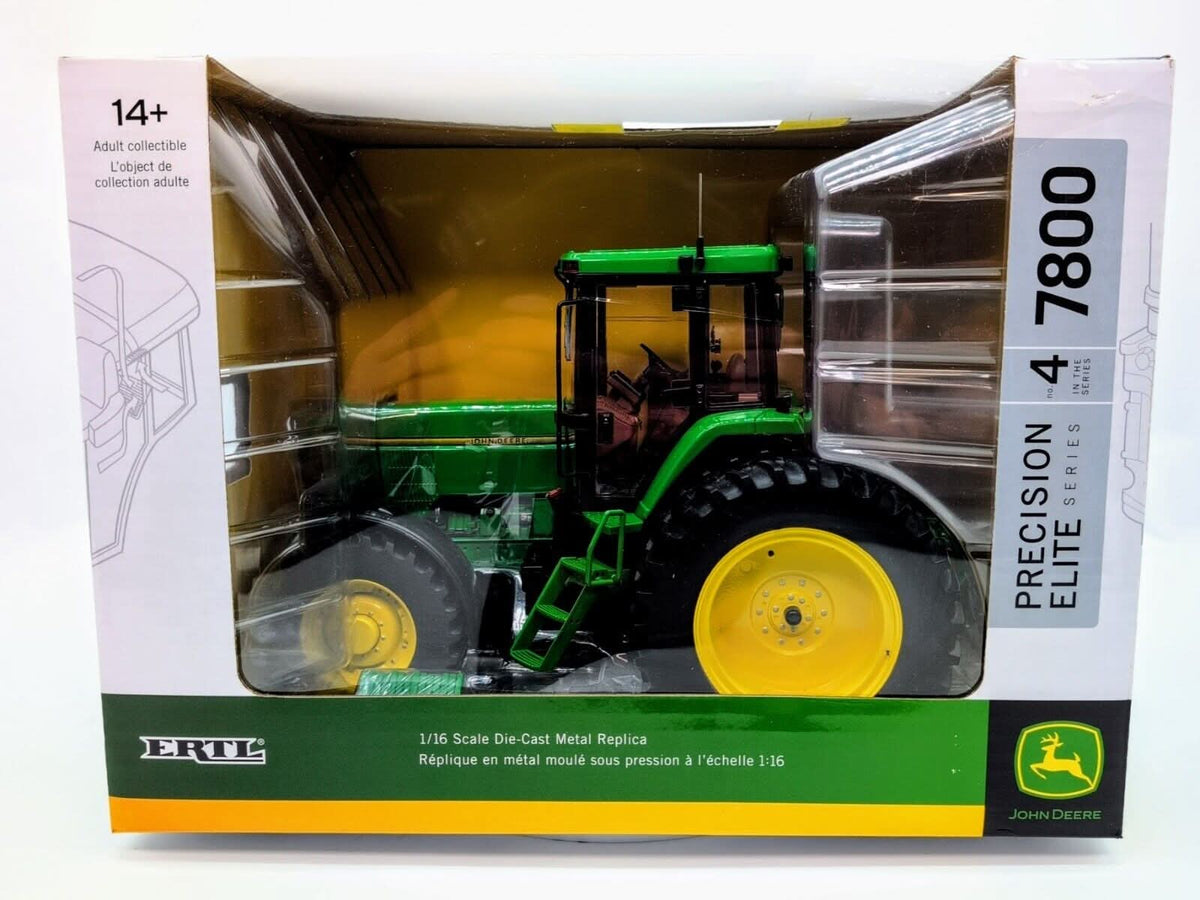 1/16 John Deere 7800 Tractor With Front Wheel Assist & Duals, Precision Elite - Farm Toy Tractor