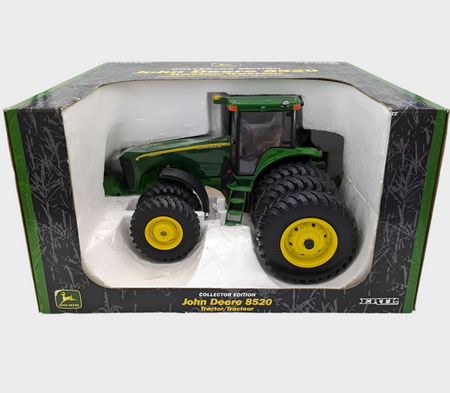 Ertl John Deere 8520 Tractor with Front Duals and Rear Triples 1/16 Farm Toy.