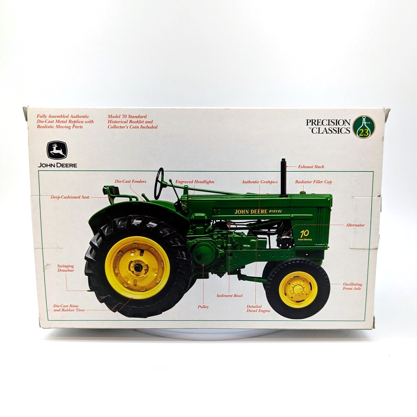 ERTL 1/16 John Deere The Model 70 Standard Tractor Precision Classics #23 Sealed.