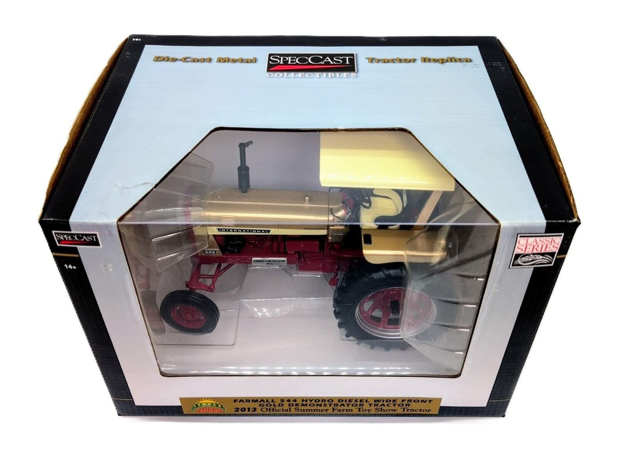 1/16 Farmall 544 Hydro Diesel Wide Front Gold Demonstrator Tractor 2013 Toy Show - Farm Toy