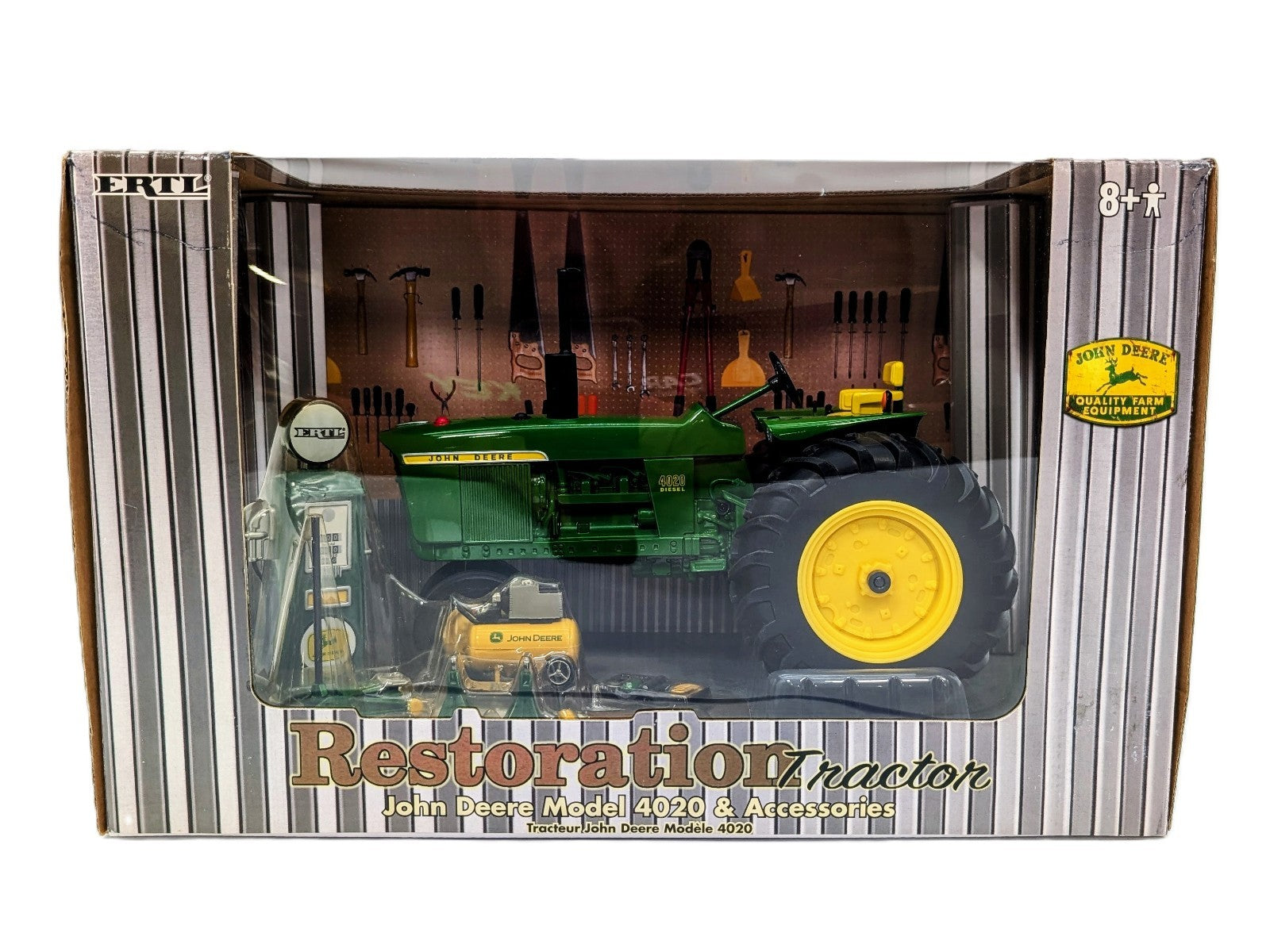 1/16 John Deere 4020 Tractor With Narrow Front, Restoration Set.