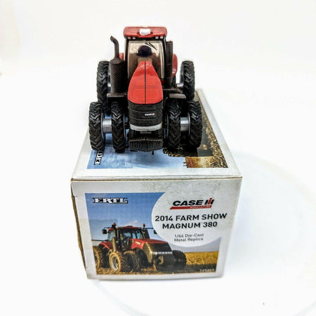 Ertl 1/64 Case IH Magnum 380 Tractor Farm Toy Duals 2014 Farm Show Dusty.