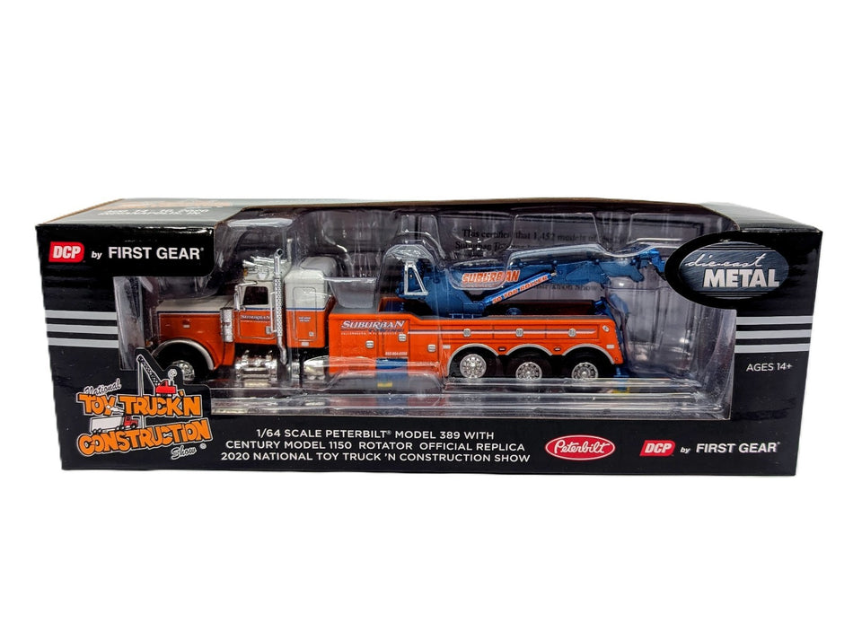 1/64 Peterbilt 389 Rotator Wrecker Tow Truck SUBURBAN TOWING