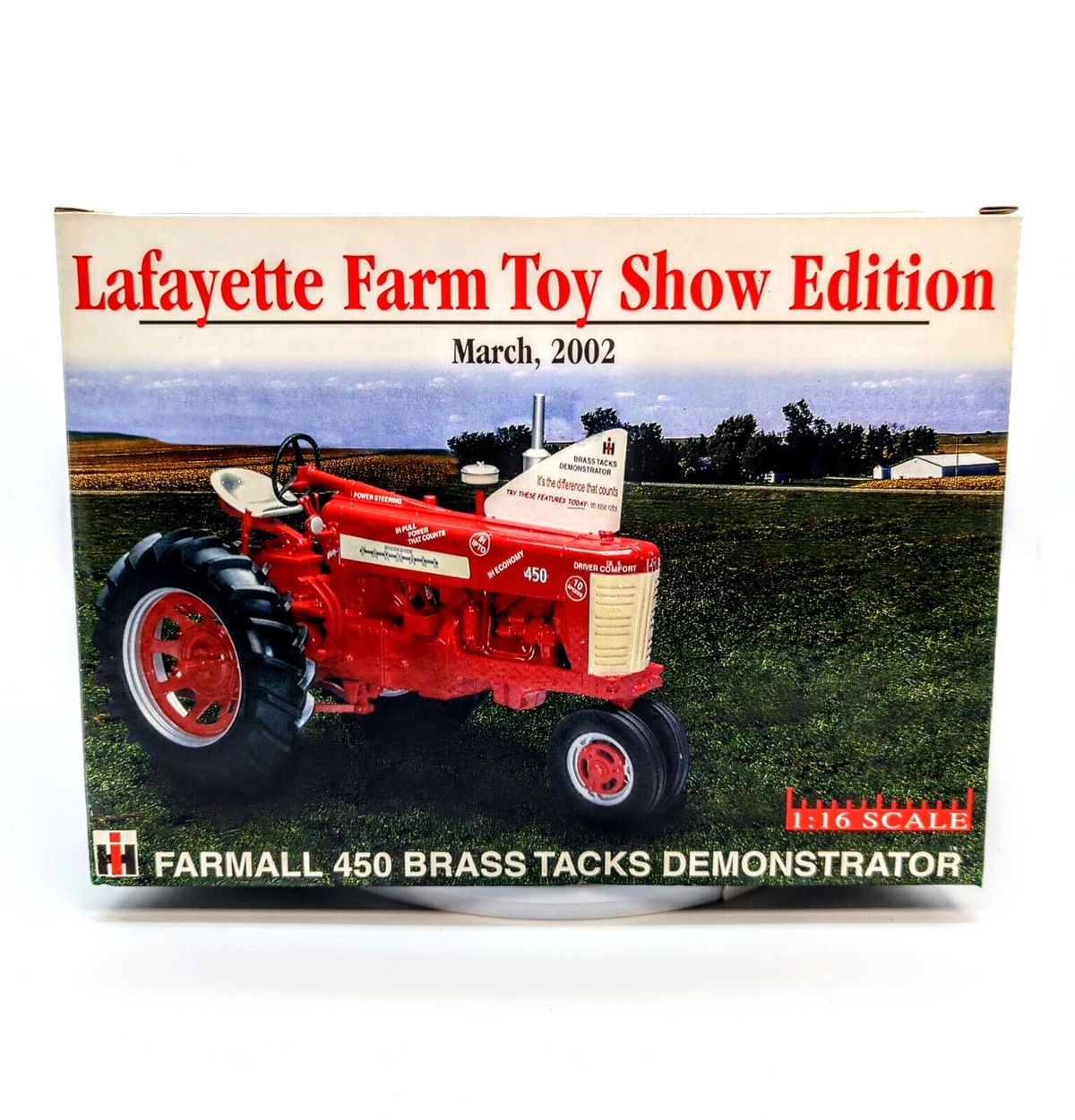 "SpecCast 1/16 Farmall 450 Toy - Demonstrator Model - Brass Tacks Design - SEO Optimized ALT Tag"