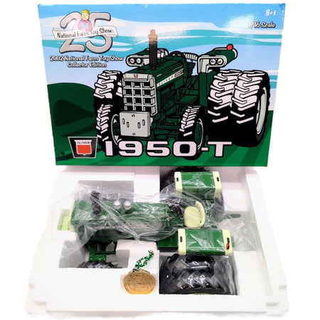 1/16 Oliver 1950-T Tractor W/ Duals & Front Wheel Assist, Toy Farmer Show Ed. - Farm Toy