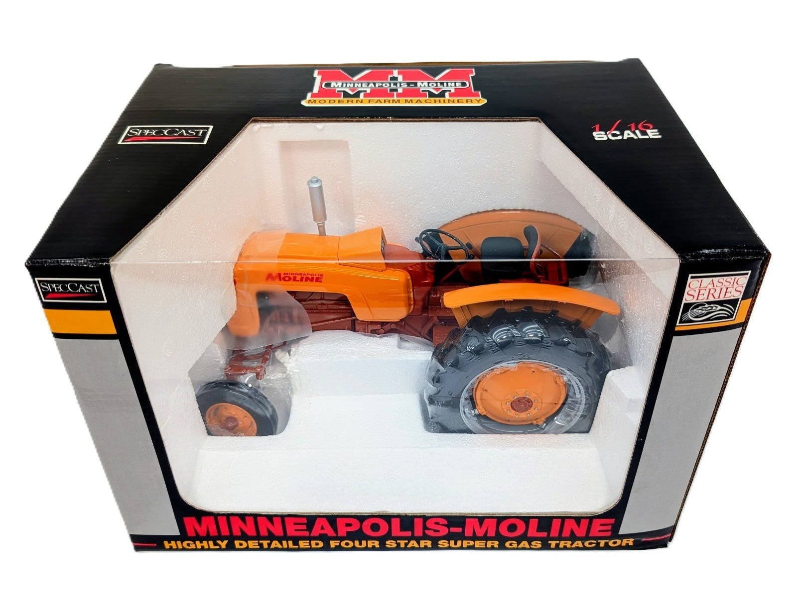 1/16 Minneapolis Moline Four Star Super Gas Tractor SpecCast.