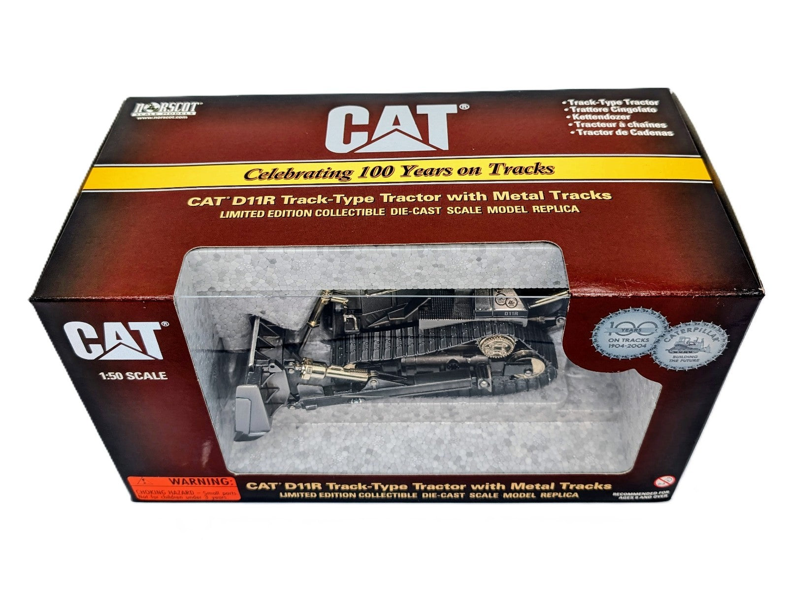 1/50 CAT D11R Track-Type Tractor Norscot 100 Years Limited Edition.