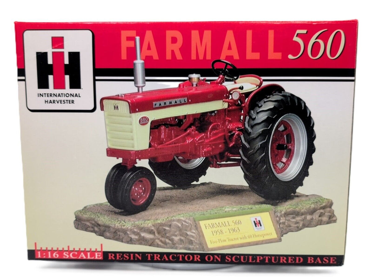 1/16 Farmall 560 Tractor Sculptured Base - Farm Toy