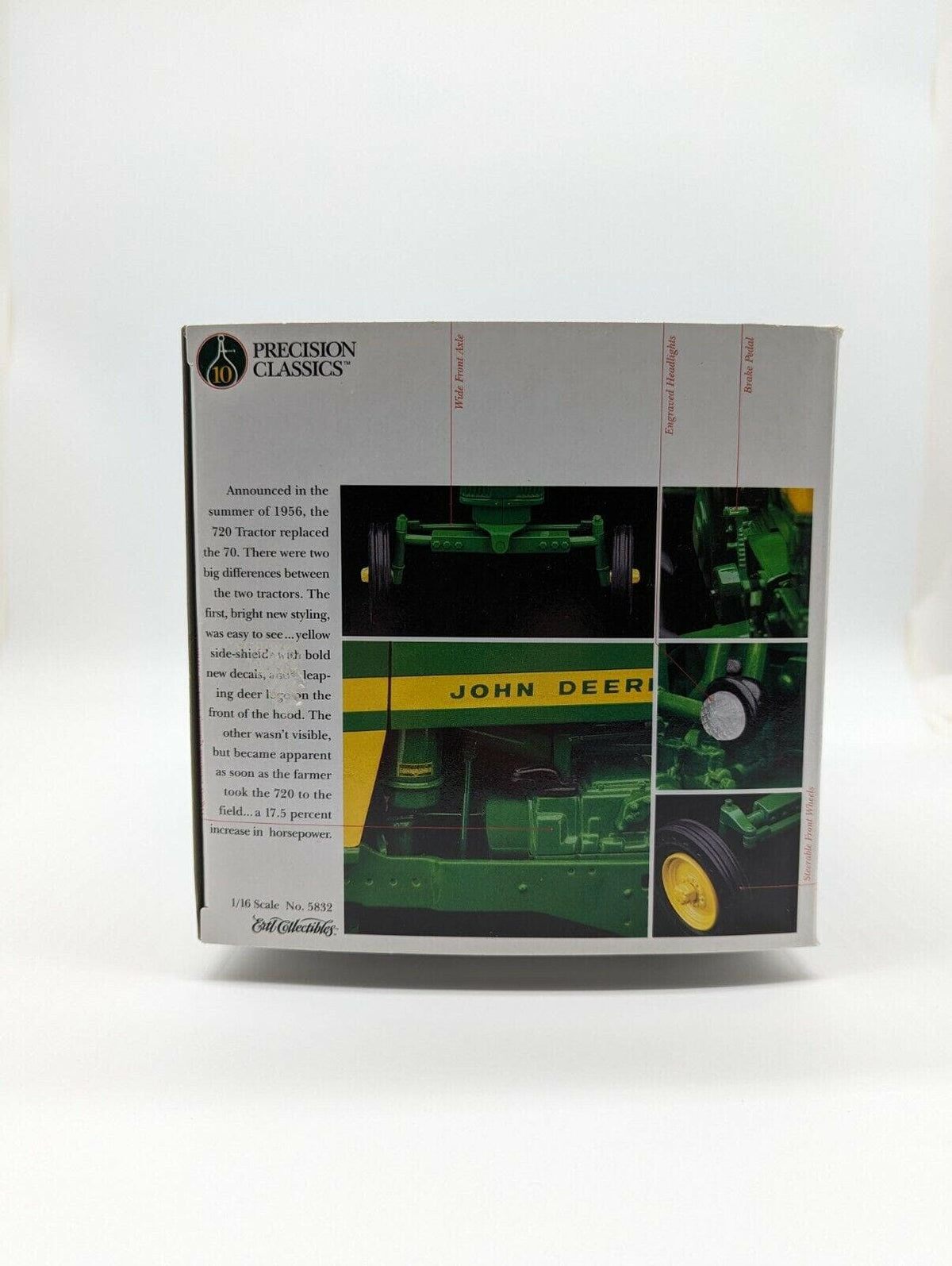 Custom John Deere 720 Diesel Precision Classics #10 by Ertl 1/16 scale.