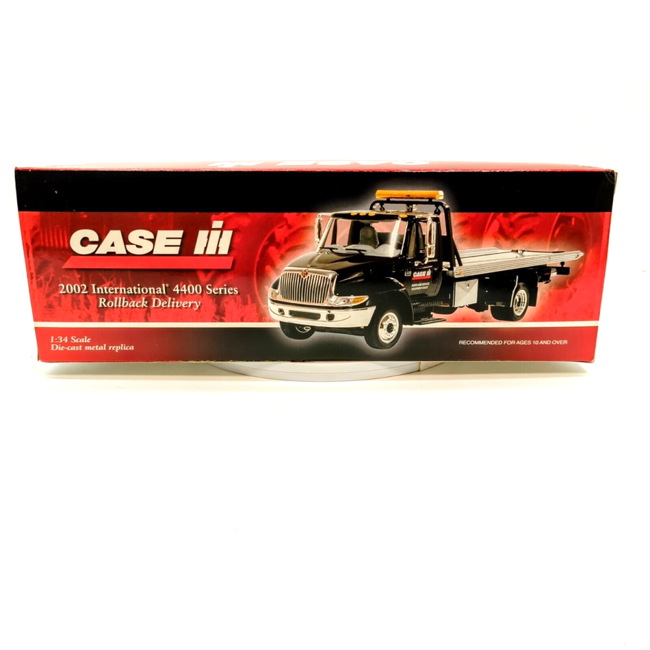 1/34 First Gear Case IH 2002 International 4400 Series Rollback Delivery Truck