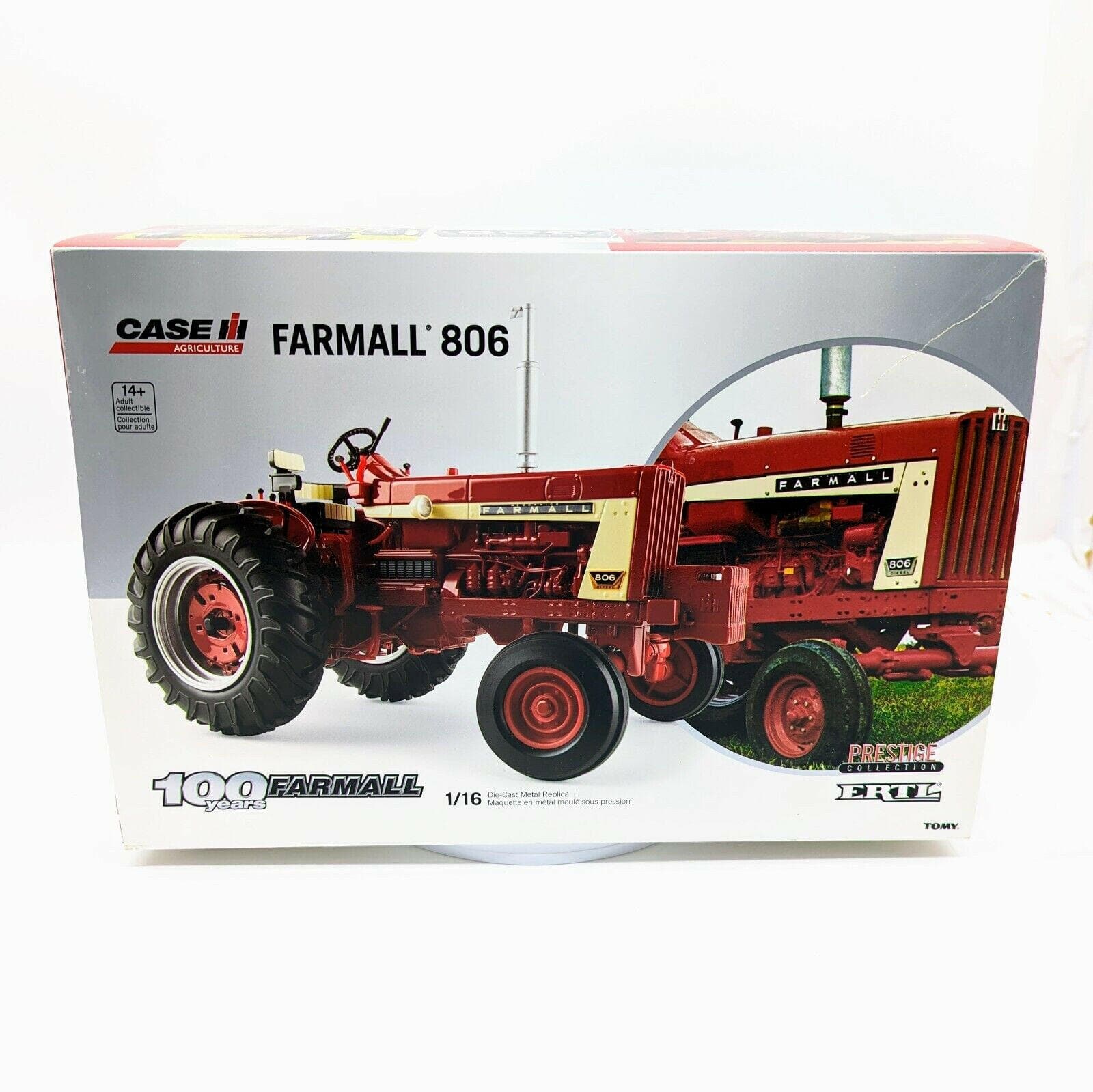 ERTL 1/16 Farmall 806 Prestige 100 years Anniversary Edition.