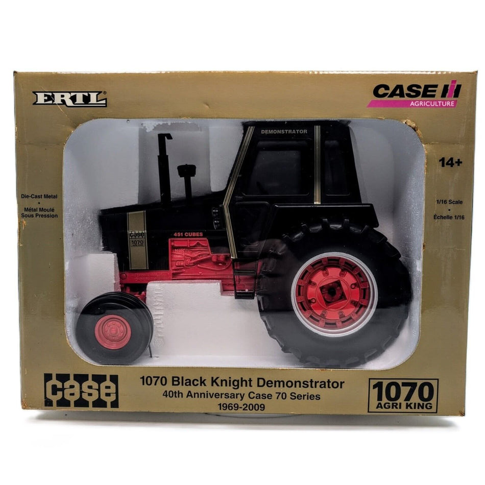 1/16 Case 1070 Black Knight Demonstrator Tractor, 40th Anniversary