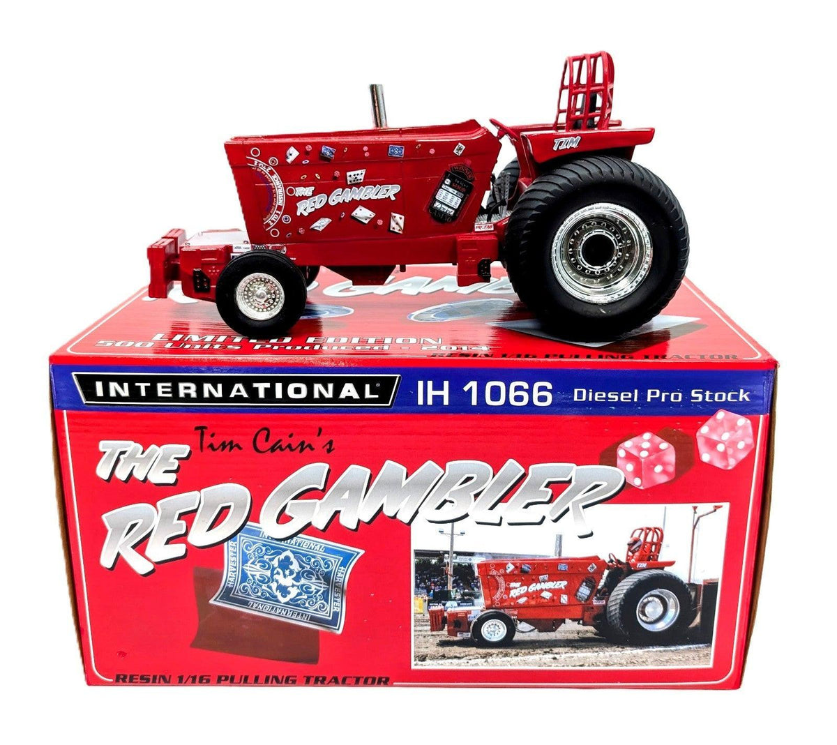1/16 IH 1066 The Red Gambler Pulling Tractor SpecCast.