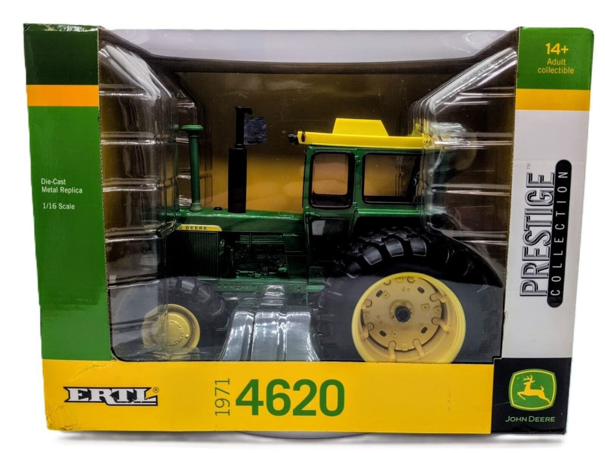 1/16 John Deere 4620 Tractor with Cab and Front Wheel Assist Prestige Collection - Farm Toy Tractor