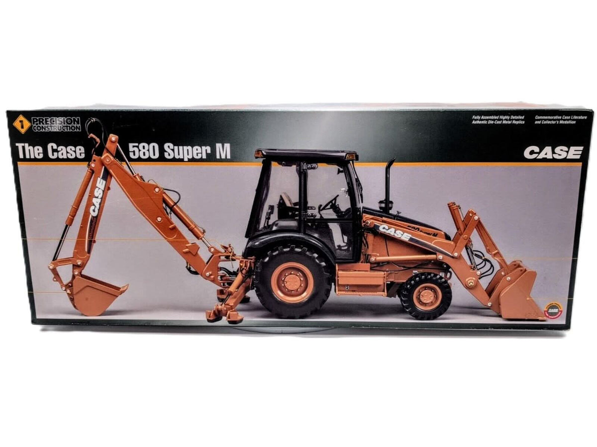 1/16 Case 580 Super M Backhoe, Precision Construction Series #1 OEM Sealed - Farm Toy