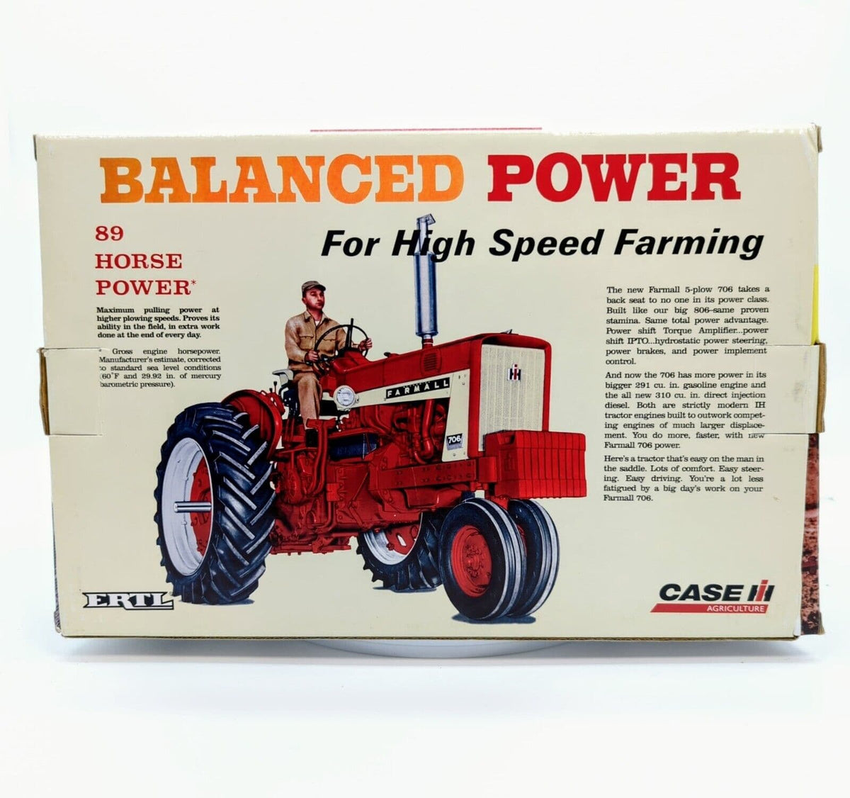 1/16 IH International Farmall 706 Tractor with Heat Houser