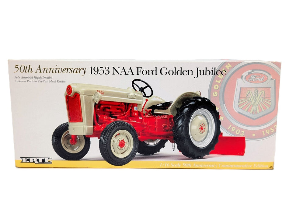 1/16 1953 NAA Ford Golden Jubilee Tractor With Blade 50th Anniversary Ertl