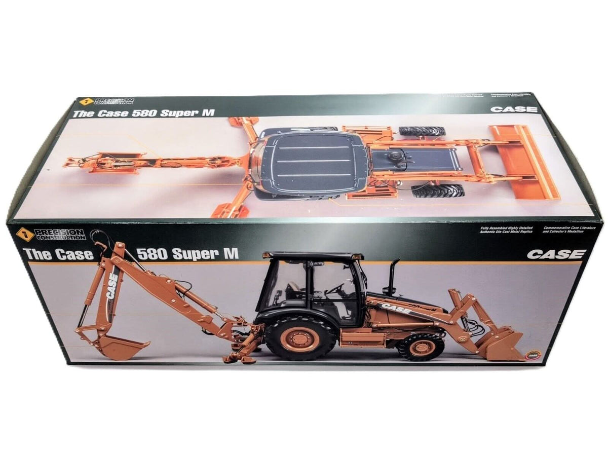 1/16 Case 580 Super M Backhoe, Precision Construction Series #1 OEM Sealed - Farm Toy