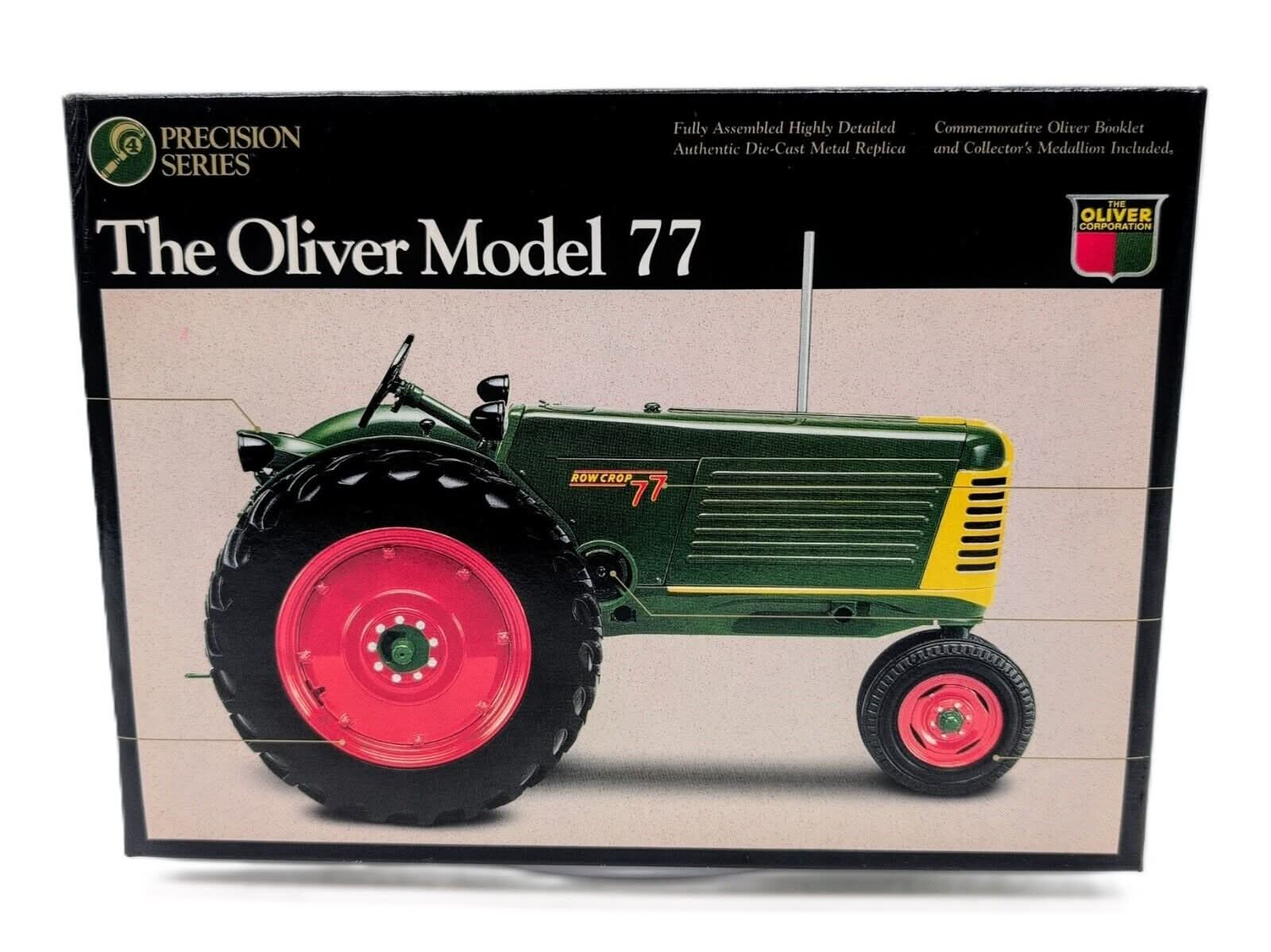 1/16 Oliver 77 Tractor With Narrow Front & Red Rims, Precision Series #4 Sealed - Farm Toy