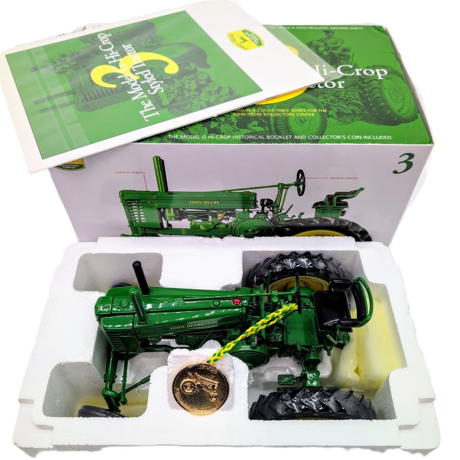 1/16 John Deere Model G Hi-Crop Styled Tractor, Precision Series - Farm Toy Tractor