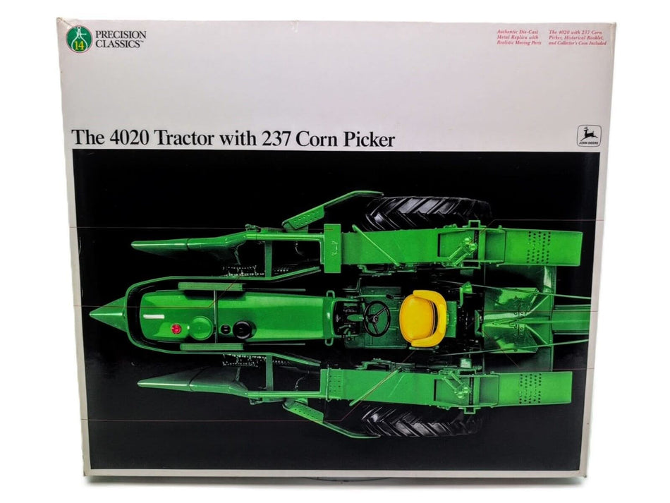 1/16 John Deere 4020 Tractor & 237 Corn Picker, Precision #14 - Farm Toy Tractor