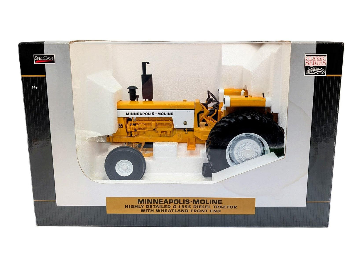 1/16 Minneapolis Moline G-1355 Diesel Tractor With Wheatland Front End.