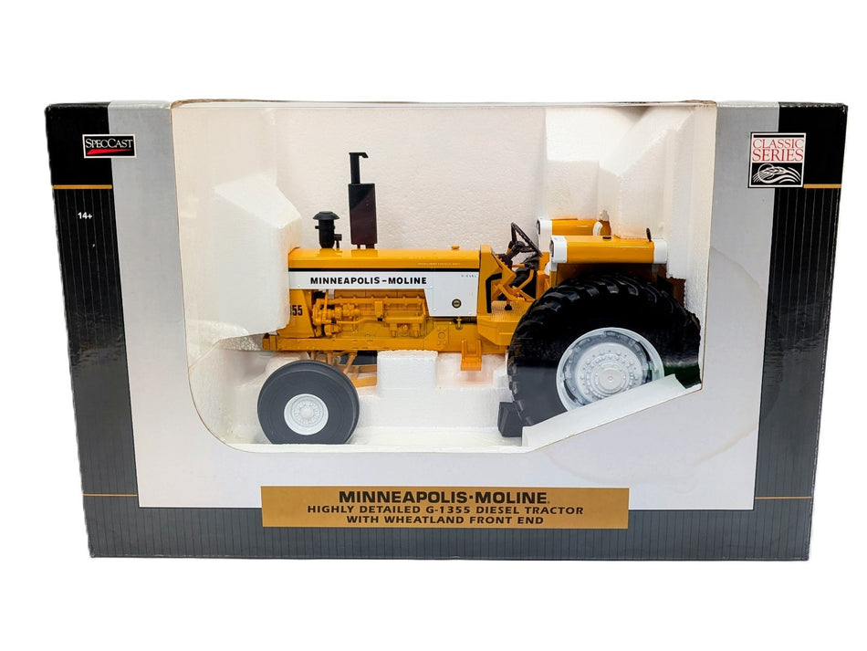 1/16 Minneapolis Moline G-1355 Diesel Tractor With Wheatland Front End.
