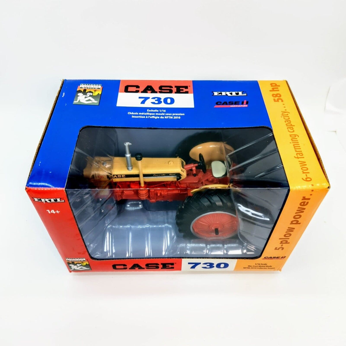 1/16 Ertl Farm Toy Case 730 Tractor With Narrow Front Collector Edition.