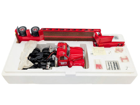 1/25 1960 Mack B-61  Tractor & Folding Gooseneck Trailer  Forestry Division.