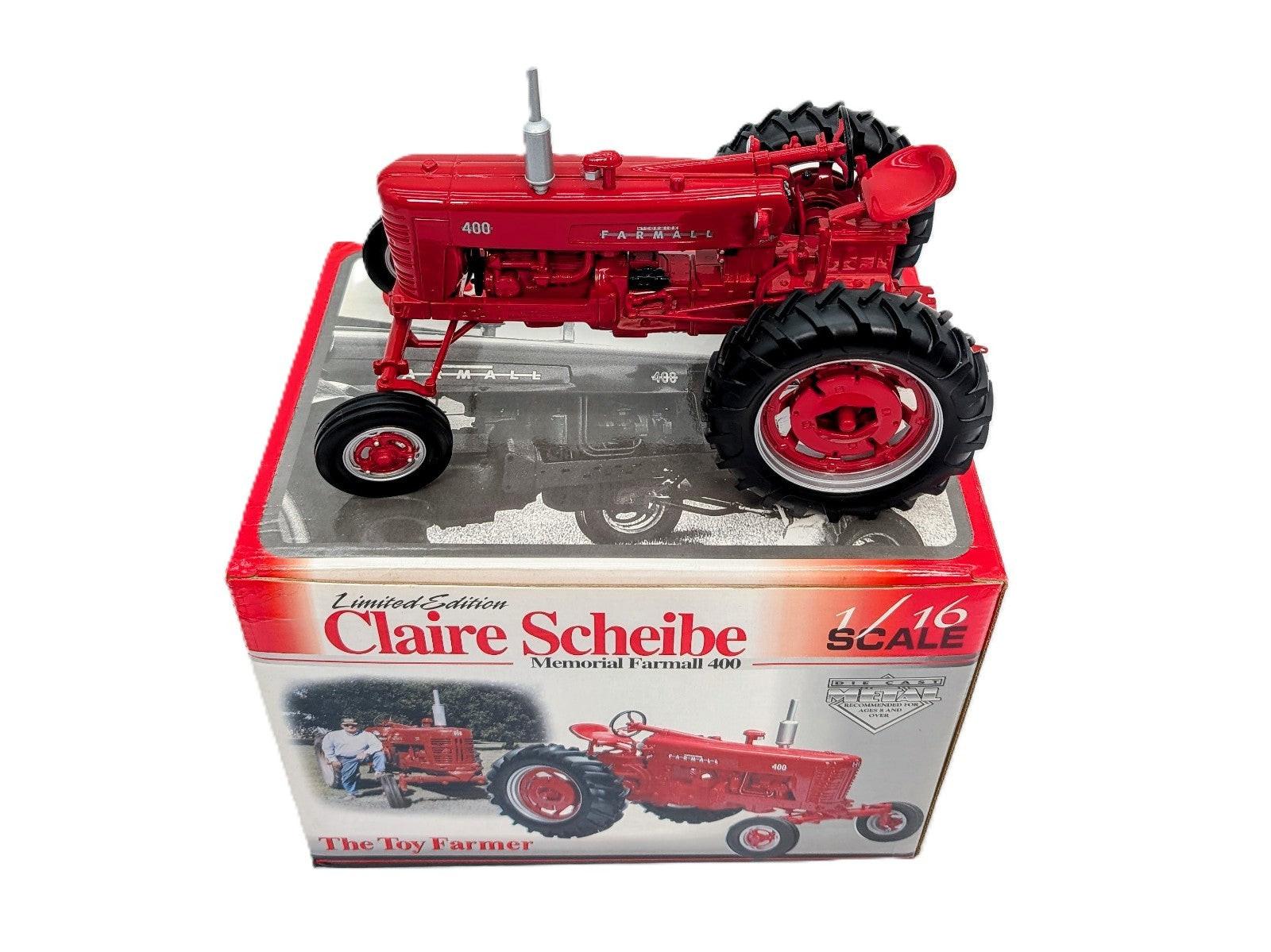 1/16 International Harvester Farmall 400 Gas With Wide Front, Claire Scheibe.