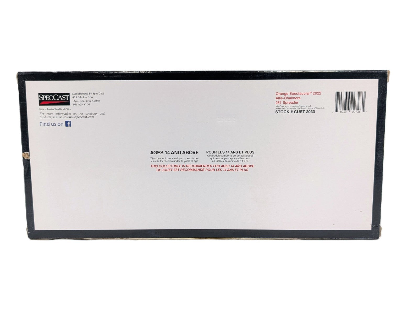 1/16 Allis Chalmers 281 Box Manure Spreader SpecCast.