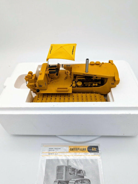 FIRST GEAR 49-0148 CAT CATERPILLAR D9E TRACTOR NO. 29 CABLE CONTROL 1/25 MIB.