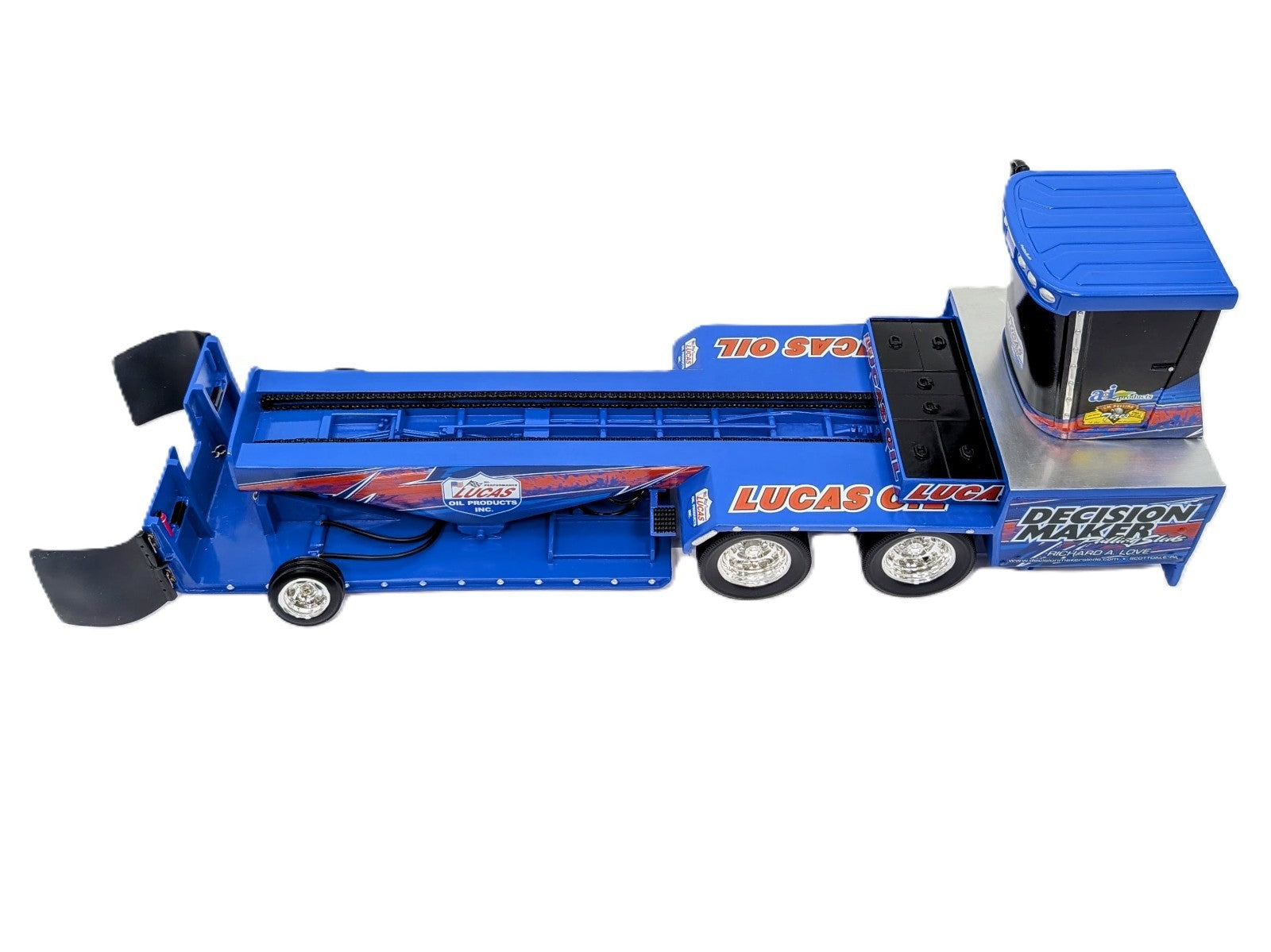 1/16 Blue Decision Maker Pulling Sled.