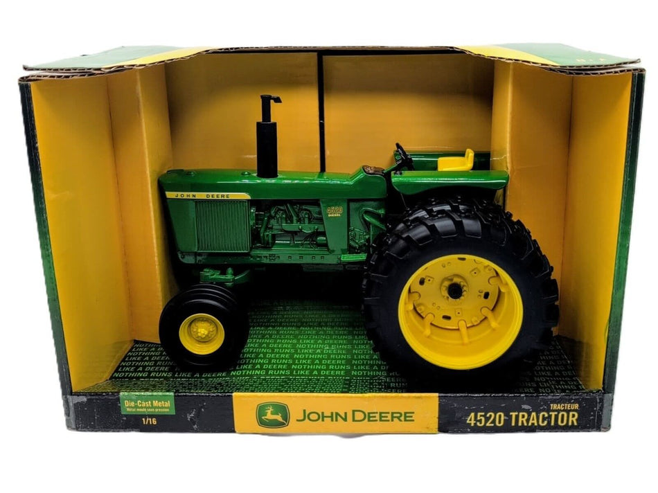 1/16 John Deere 4520 Diesel Tractor W/ Duals, Open Station - Farm Toy Tractor