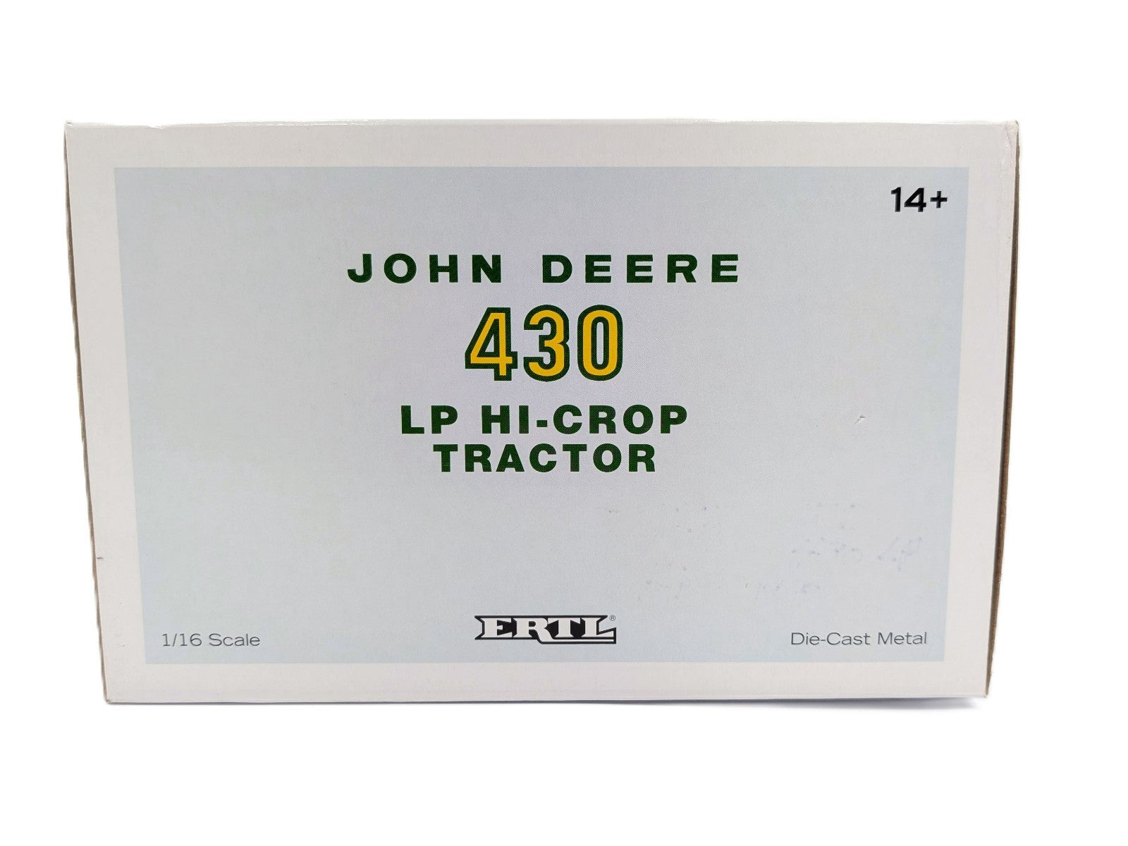 1/16 John Deere 430 LP Hi Crop Tractor Two Cylinder Club Expo 2008 Special Award.