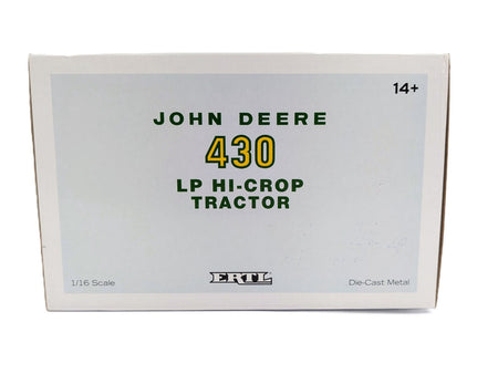 1/16 John Deere 430 LP Hi Crop Tractor Two Cylinder Club Expo 2008 Special Award.