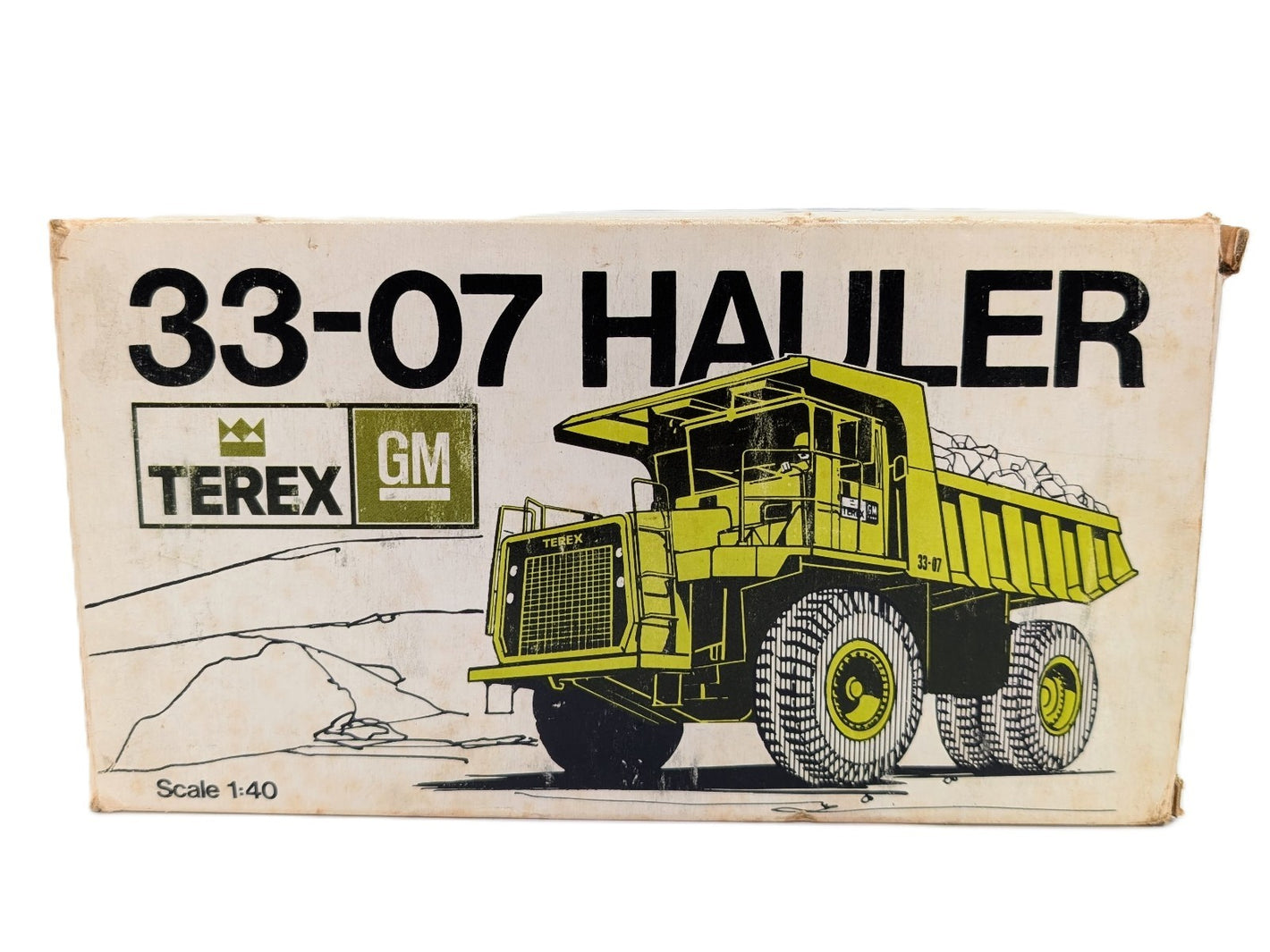 1/40 Terex 33-07 Dirt Rock Hauler Dump Truck NZG.