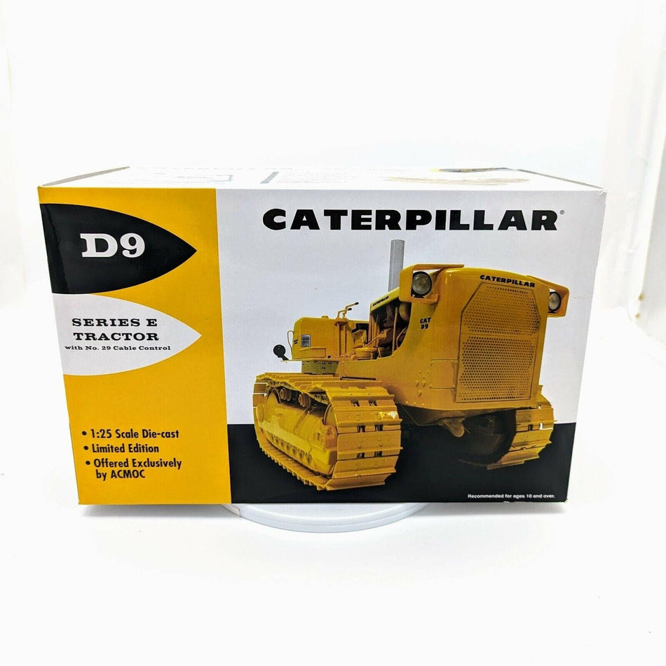 FIRST GEAR 49-0148 CAT CATERPILLAR D9E TRACTOR NO. 29 CABLE CONTROL 1/25 MIB.