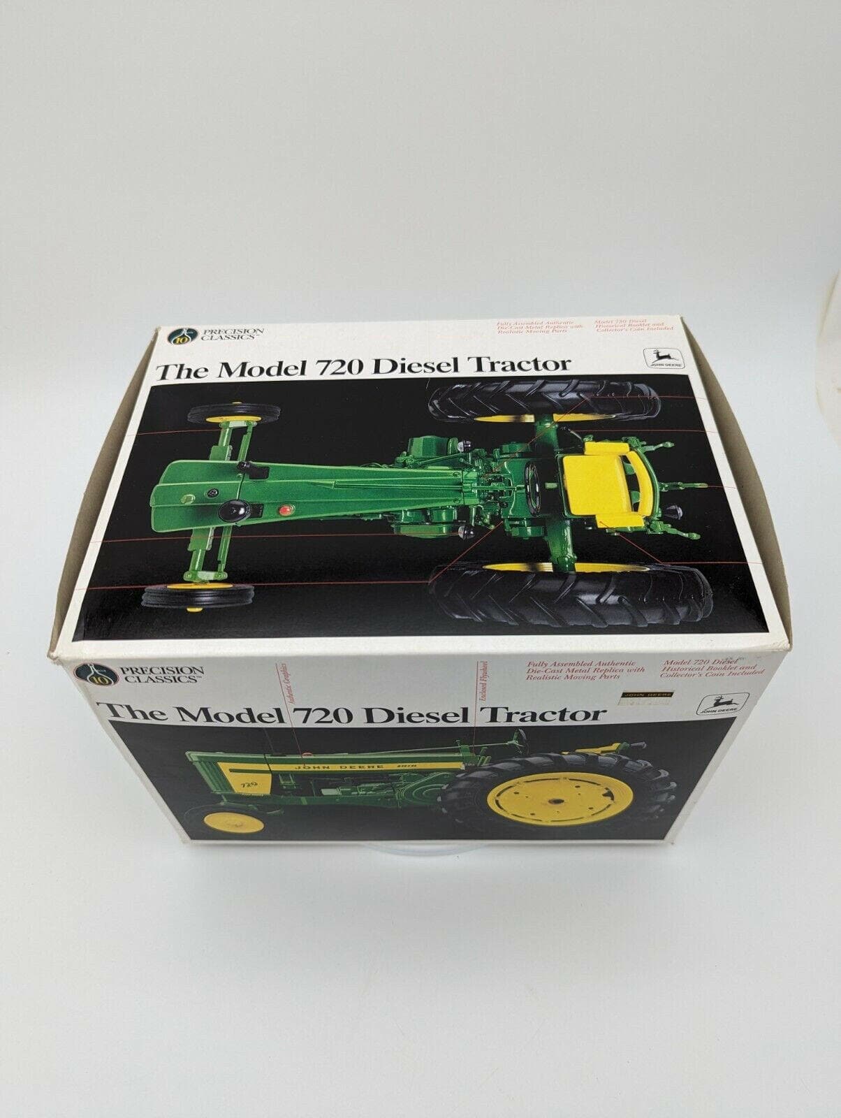 Ertl John Deere Model 720 Diesel Tractor Precision 10 1/16 Diecast #5832.