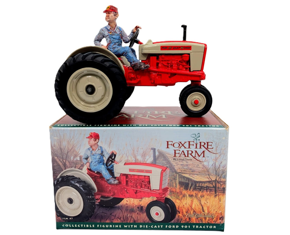 1/16 Fox Fire Farm Ford 901 Tractor W/ Figurine, Jim #7