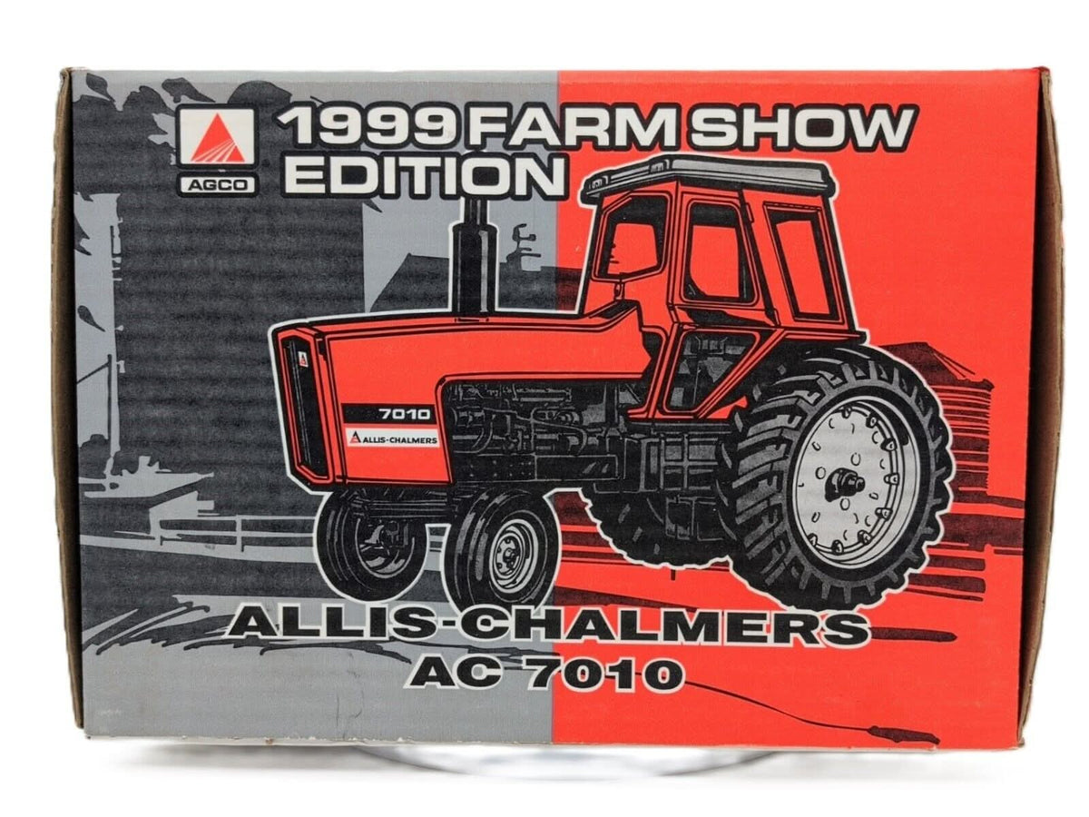 1/16 Allis Chalmers 7010 Tractor With Cab, 1999 Farm Show - Farm Toy