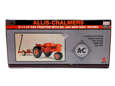1/16 Allis-Chalmers D-14 LP Gas Tractor W/ #254 New Idea Mower.