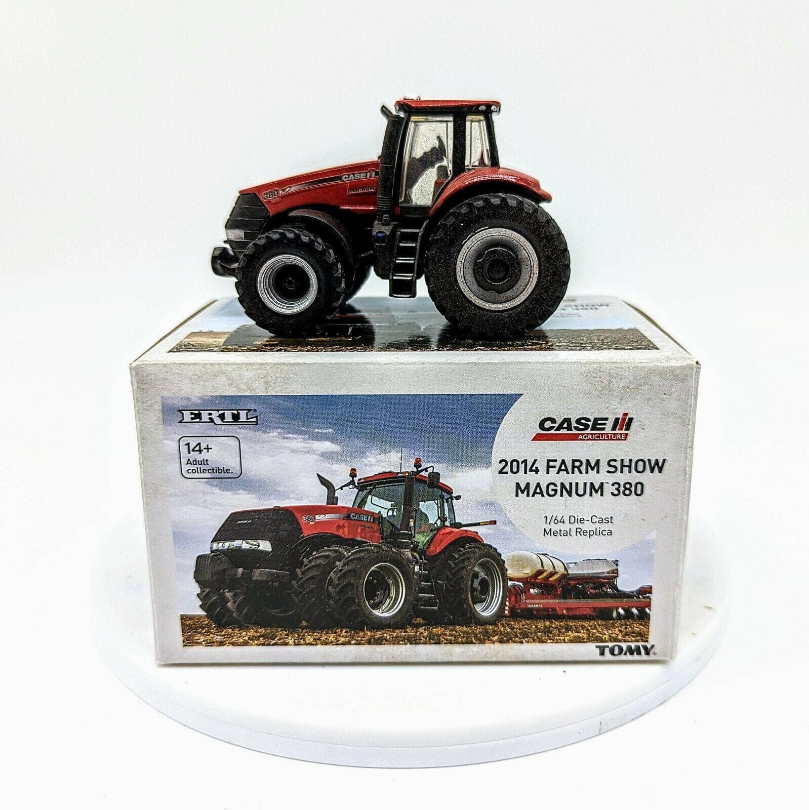 Ertl 1/64 Case IH Magnum 380 Tractor Farm Toy Duals 2014 Farm Show Dusty.