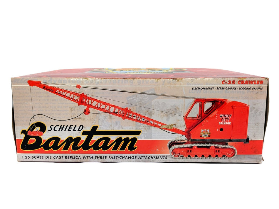 1/25 Bantam C-35 Crane Crawler With 3 Attachments Windy City Salvage