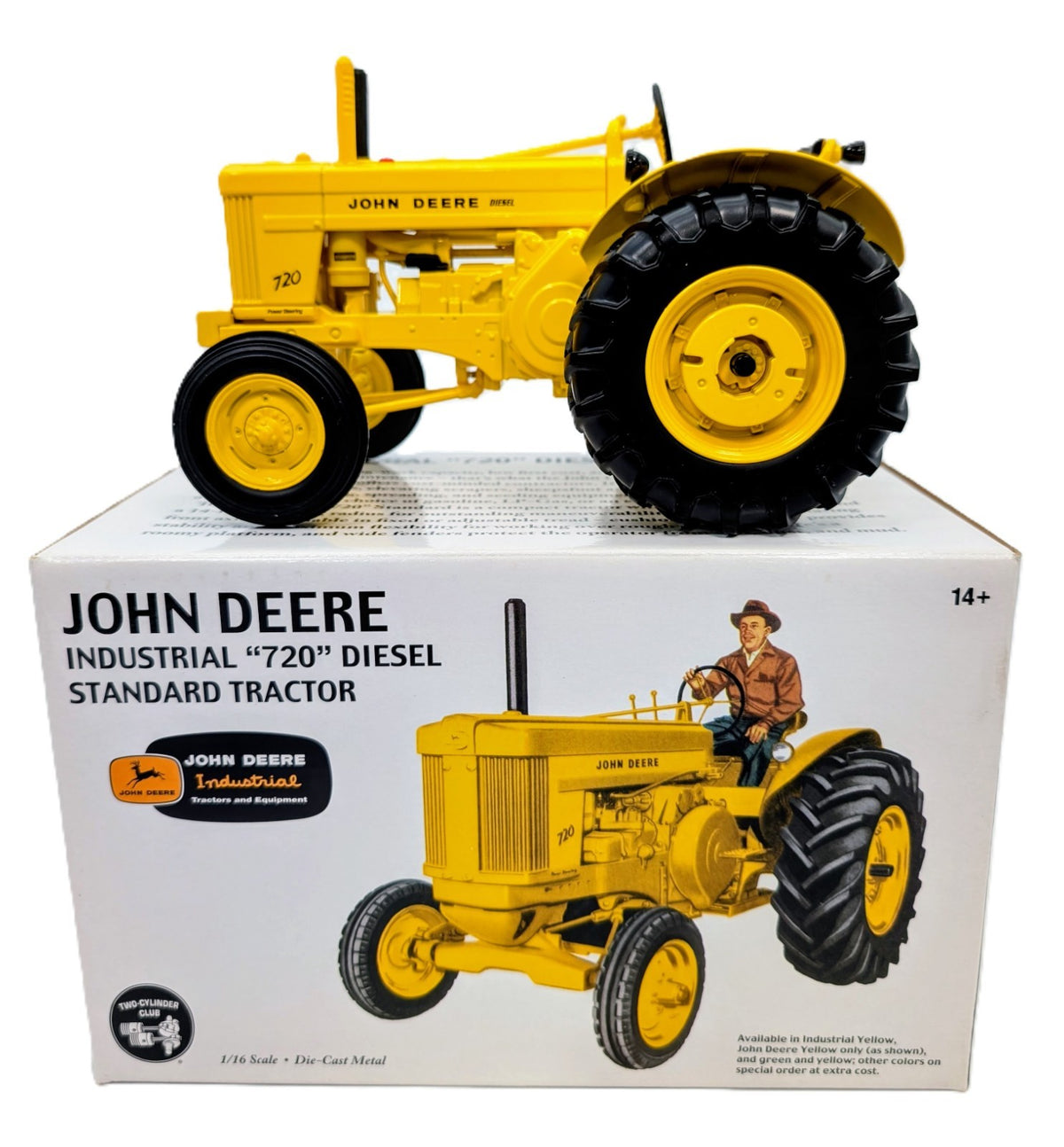 1/16 John Deere Industrial 720 Diesel Standard Tractor.