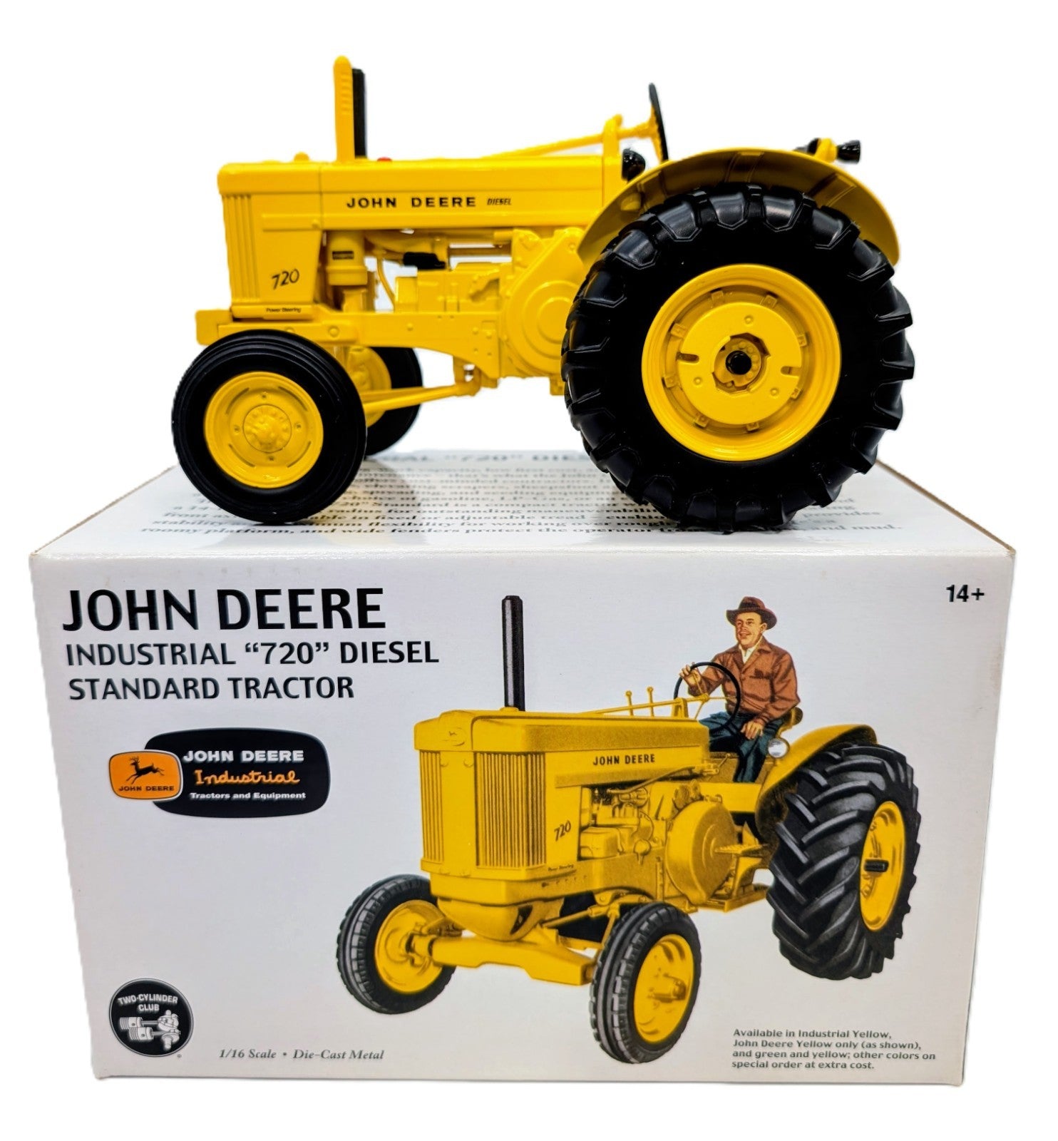 1/16 John Deere Industrial 720 Diesel Standard Tractor.
